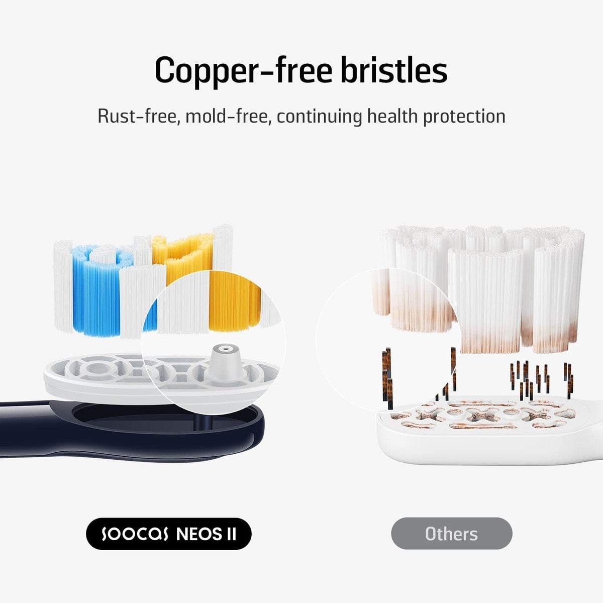 soocas MultiClean Ultra Soft Brush Head