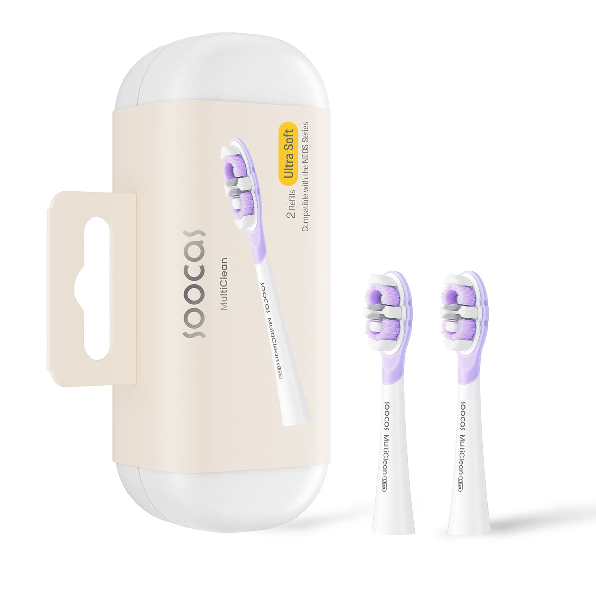 soocas MultiClean Ultra Soft Brush Head